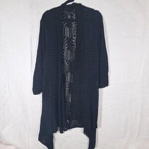Lauren Michele women black knit sweater size 3X